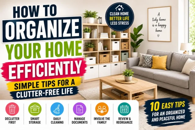 How to Organize Your Home Efficiently How to Organize Your Home Efficiently
