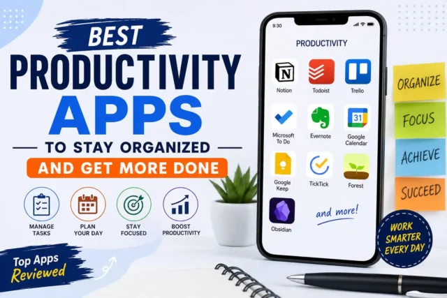 Best Productivity Apps to Stay Organized and Get More Done
